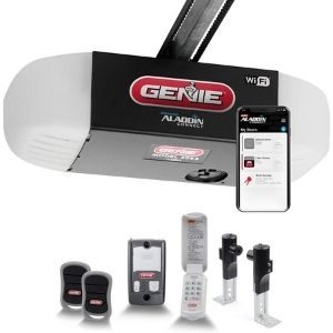 An image of Genie QuietLift Connect – WiFi Smart Garage Door Opener, an example of a unit among the best genie garage door opener 