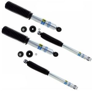 An image of Bilstein 5100 Front 2-2.5", Rear 0-1" Lift Shocks Kit for 99-10 Chevy Silverado 1500HD 2500 2500HD 3500 3500HD 2WD / 4WD 2000 2001 2002 2003 2004. another ecxcellent model among the Best Shocks For Silverado 1500 units