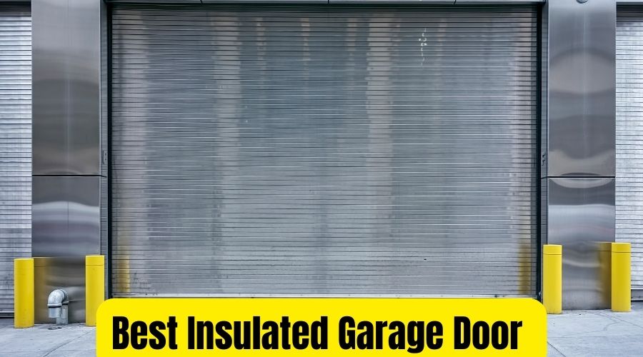 An image showing an insulated garage door. Choose the best insulated garage door among the listed above to protect your garage door during the winter 