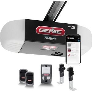 Pictured above is Genie 1/2 HPC 3053-TV QuietLift Connect smart garage door openerfrom the genie family, another excellent choice among the best garage door opener units