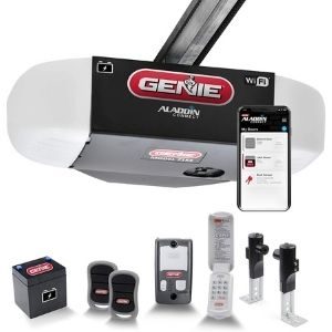 Among the Best ¾ HP Garage Door Opener, the pictured unit, Genie StealthDrive Connect Model 7155-TKV Smartphone-Controlled Ultra-Quiet Strong Belt Drive Garage Door Opener is one most secure and easy to use model you will fancy having in your garage 