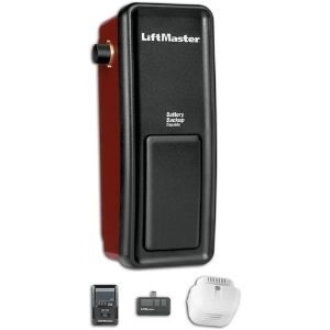 Pictured above is LiftMaster 8500 Elite Series 8500 Jackshaft Operator, Factory Direct, top unit among the Best ¾ HP Garage Door Opener 