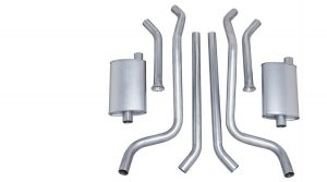 An image of a header-back dual exhaust system 