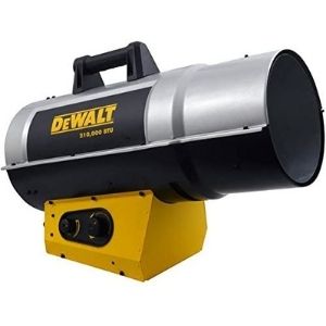 The picture of DeWalt DXH210FAVT Forced Air Propane Heater, one of the most powerful units among the best air-forced propane heaters