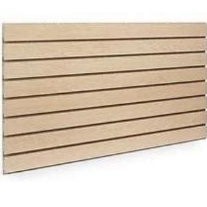 A picture showing Maple Slatwall Panels 24"H x 48"L (Set of 2 Panels), an example of the best slatwall for garage 