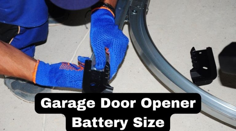 Garage Door Opener Battery Size