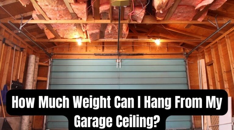 How Much Weight Can I Hang From My Garage Ceiling