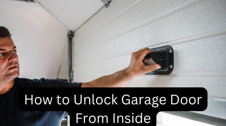 How to Unlock Garage Door From Inside