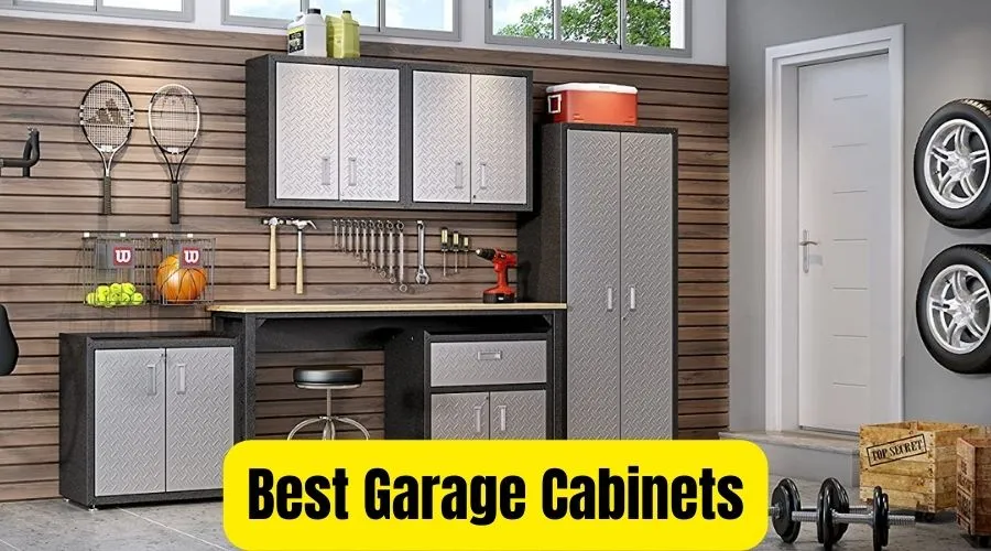 An image of Manhattan Comfort Fortress Floating Storage, one of the best garage cabinets in use to store garage tools and equipment 