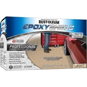 A picture showing Rust-Oleum 238466 Epoxy Shield Esh-06 Professional Based Floor Coating Kit, showing one of the most excellent vest garage epoxy floor units.