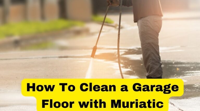 How To Clean a Garage Floor with Muriatic